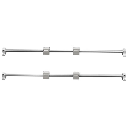 Linear Guide Rail Set, 16mm x 1000mm, 2 Rails 4 Blocks