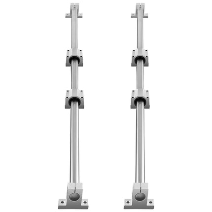 Linear Guide Rail Set, 20mm x 1200mm, 2 Rails 4 Blocks