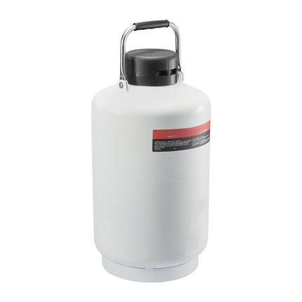 Liquid Nitrogen Tank 10L, Aluminum Dewar, 6 Canisters