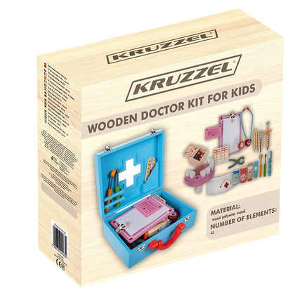 Little doctor set - wooden Kruzzel 19869