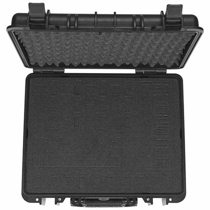 Lockable Hard Pistol Case, IP67 Waterproof, Holds 5