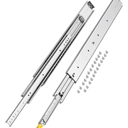 Locking Full-Extension Drawer Slides, 32 In, 500 lb
