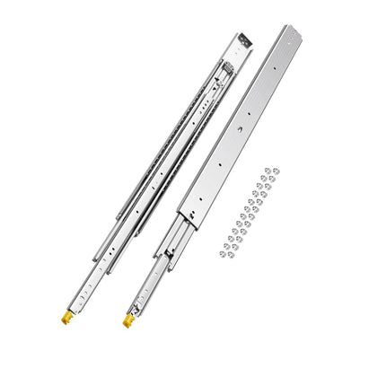 Locking Full-Extension Drawer Slides, 40 in, 500 lb Pair