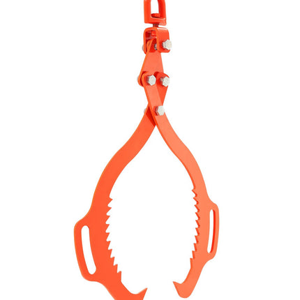 Log Lifting Tongs 28 in, 2-Claw Swivel, 1100 lb