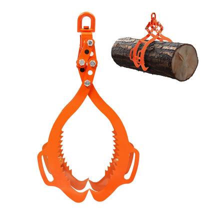 Log Lifting Tongs 32 in, 4-Claw, 2200 lb, Swivel