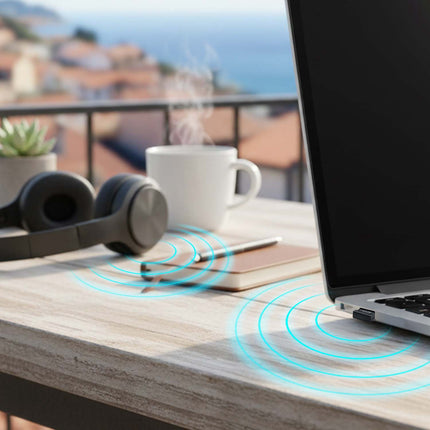LogiLink Bluetooth 6.0 USB Adapter with 20 m Range, Up To 3 Mbps, Driver-Free
