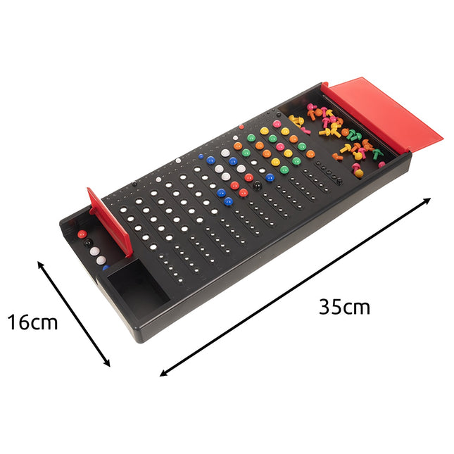 Logická desková hra, prolomení kódu, kompaktní, 2 hráči