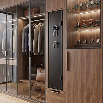 Long Gun Cabinet with Electronic Lock, 10 Rifle Capacity
