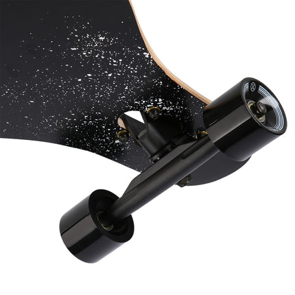 Longboard, design s lebkou, dřevěná deska
