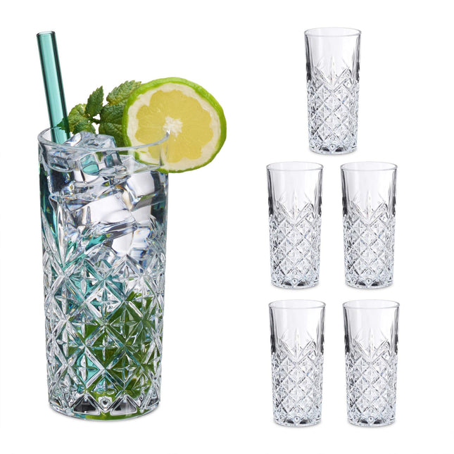 Sklenice na long drink, 6 ks