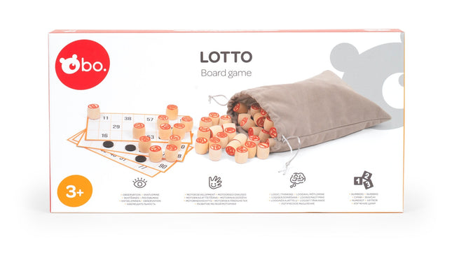 Desková hra loto pro rodinnou zábavu, 2-6 hráčů, věk 4+