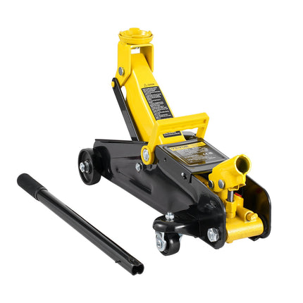 Low Profile Floor Jack, 2 Ton Hydraulic, 4.9–13.2 in