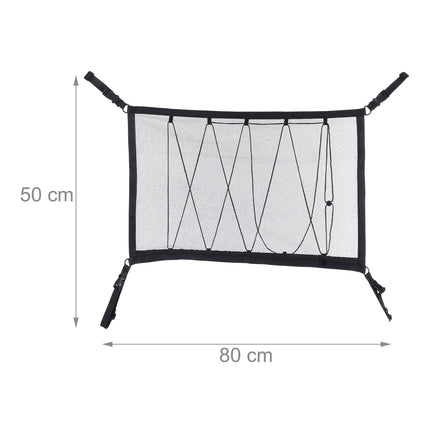 Síť na zavazadla na střechu auta 50 x 80 cm