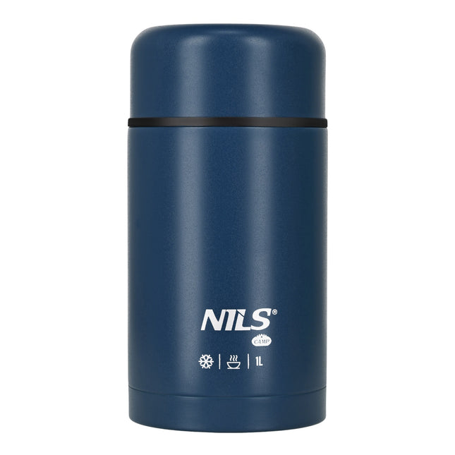 Termoska na jídlo 1000ml, modrá, izolační
