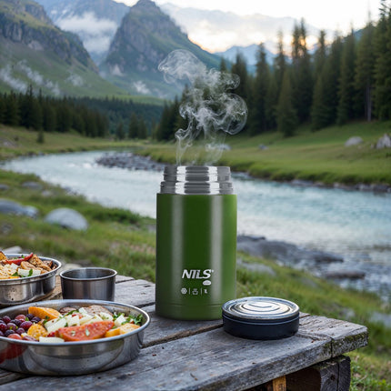 Termoska na jídlo 1000ml, zelená, izolační
