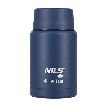 Termoska na jídlo 550ml nerezová, modrá