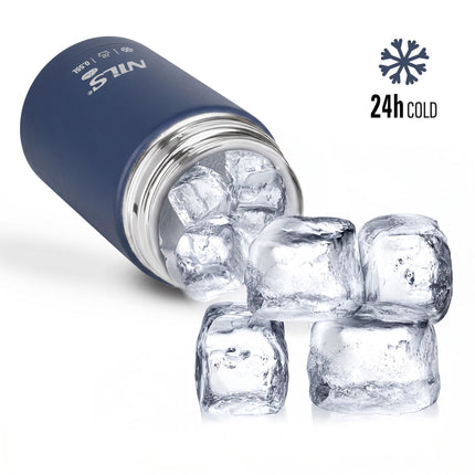 Termoska na jídlo 550ml nerezová, modrá