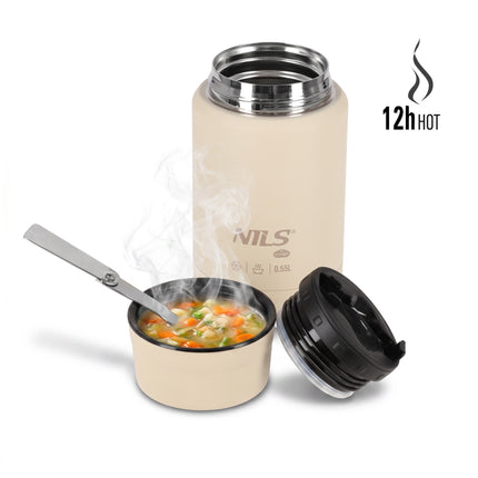 Termoska na jídlo 550ml nerezová, nepropustná