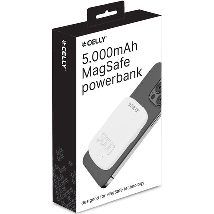 MAGPB5000PRO powerbanka 10W MagSafe bezdrátové nabíjení 5000mAh, bílá