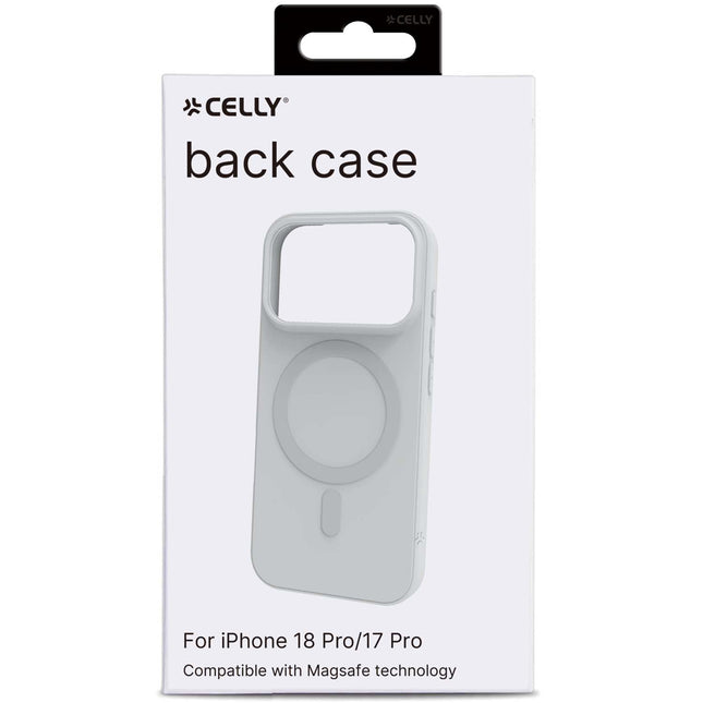 Stříbrné TPU pouzdro kompatibilní s MagSafe pro iPhone 18/17 Pro