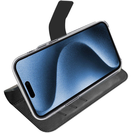 Peněženkové pouzdro kompatibilní s MagSafe pro iPhone 17 Pro Max, černá