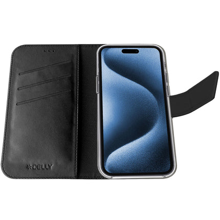 Peněženkové pouzdro kompatibilní s MagSafe pro iPhone 17 Pro Max, černá