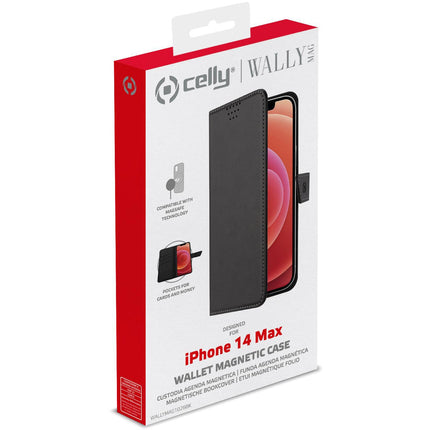 MagSafe peněženkové pouzdro iPhone 14 Max, černá