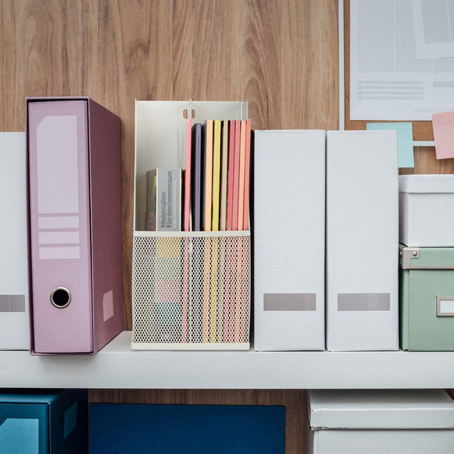 Magazine collector with 2 compartments