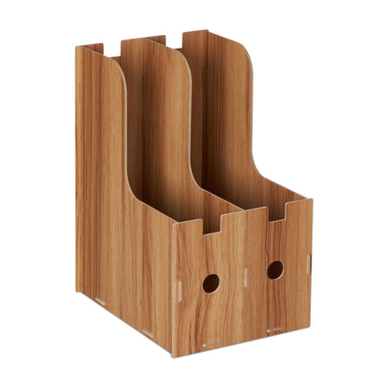 Magazine collector with 2 compartments for DIN A4
