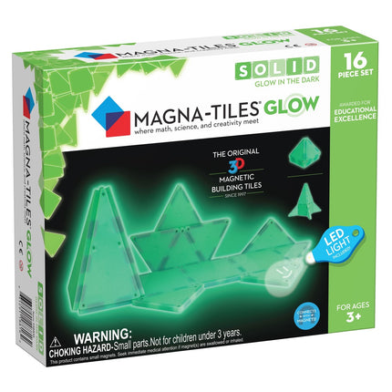 Magna-Tiles magnetické stavební dlaždice Glow, 16 dílků