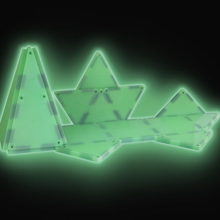 Magna-Tiles magnetické stavební dlaždice Glow, 16 dílků