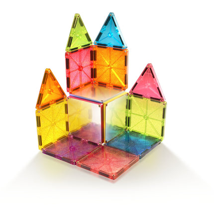 Magna-Tiles magnetické stavební dlaždice Stardust, 15 dílků