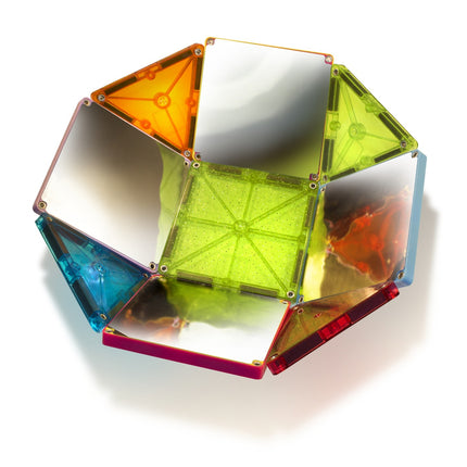 Magna-Tiles magnetické stavební dlaždice Stardust, 15 dílků