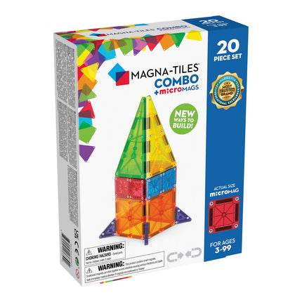 Magna-Tiles Micromags kombinovaná sada 20 dílků
