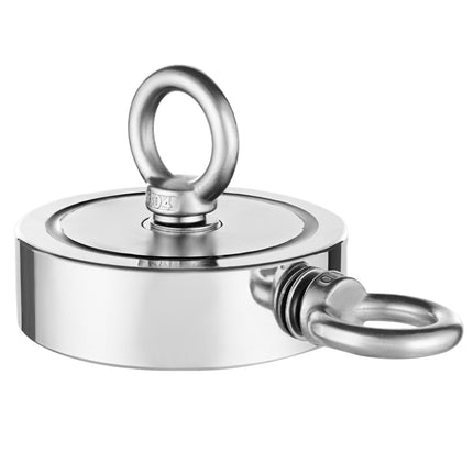 Magnet Fishing Kit, Double-Sided 1400 Lb with Rope Hook