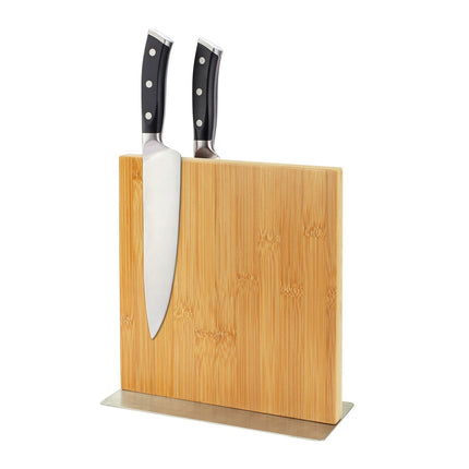 Magnetischer Bambusmesserblock – Beidseitig verwendbarer Halter