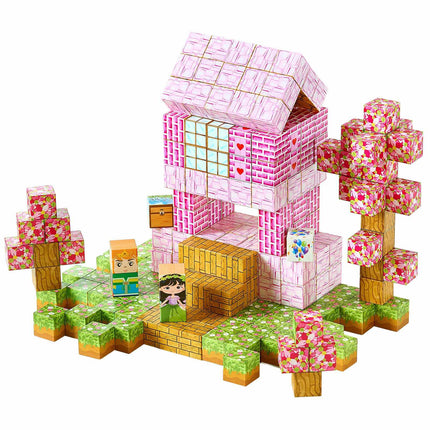 Magnetic Blocks Set, 100-Piece Princess Castle, Ages 3+
