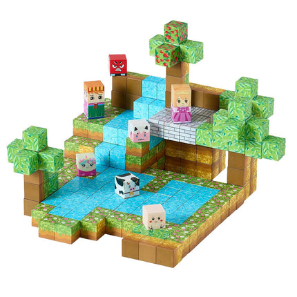 Magnetic Blocks Set, 150 Pieces Forest Castle, Ages 3+