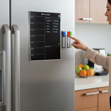 Magnetischer Kühlschrank-Speiseplaner, Wochenplaner, abwischbare Oberfläche