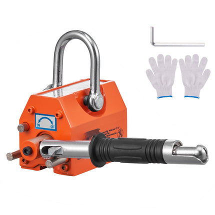 Magnetic Lifter 220 lb, Neodymium Steel, Release Handle