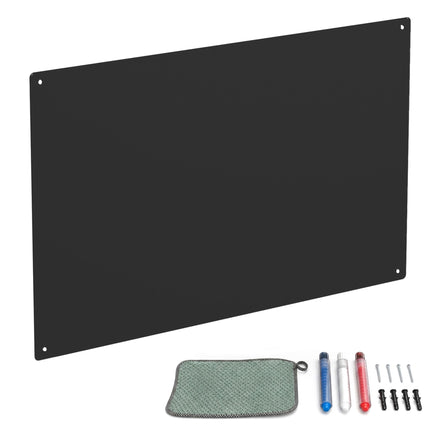 Magnetic Steel Wall Board, 50x30 cm – Chalk Markers Included