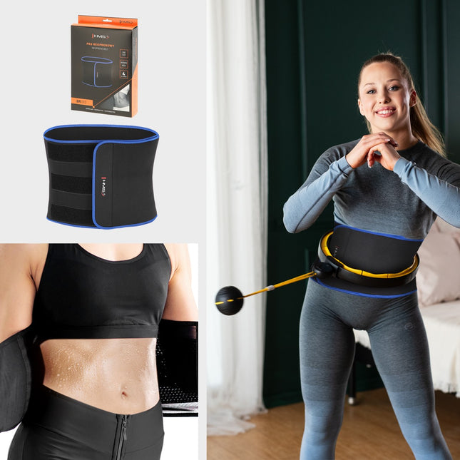 Magnetický zátěžový hula hoop s počítadlem a zeštíhlujícím pásem