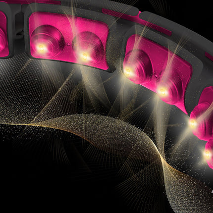 Magnetický zátěžový hula hoop s počítadlem a oporou pasu