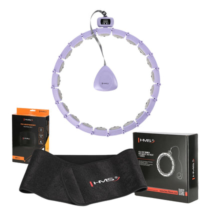 Magnetický zátěžový hula hoop s počítadlem a oporou pasu