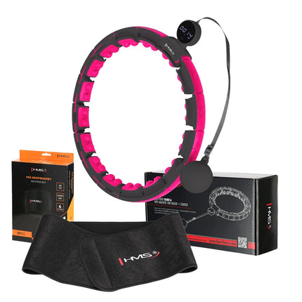 Magnetický zátěžový hula hoop s počítadlem a oporou pasu