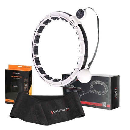 Magnetický zátěžový hula hoop s počítadlem a oporou pasu