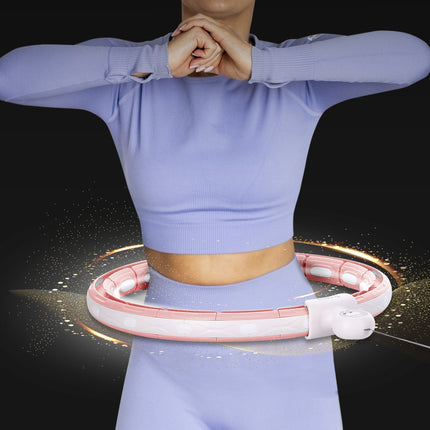 Magnetický zátěžový hula hoop s počítadlem a oporou pasu