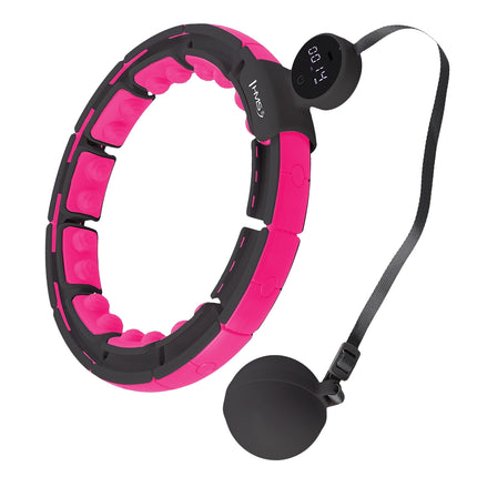 Magnetický zátěžový hula hoop s počítadlem a oporou pasu