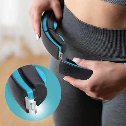 Magnetický zátěžový hula hoop s počítadlem a oporou pasu