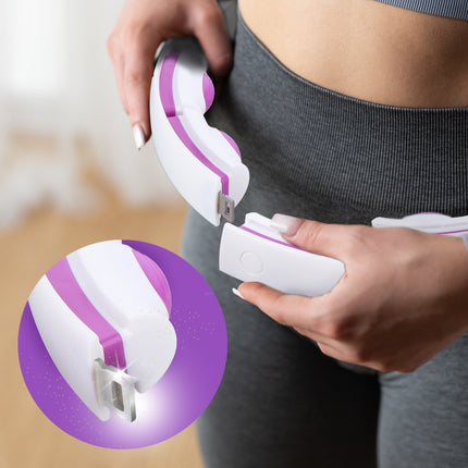 Magnetický zátěžový hula hoop s počítadlem a oporou pasu